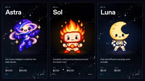 OpenAI 发布 GPT-6 Sol 与 Luna：能力大幅提升 价格砍半