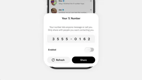 X 推出 X Numbers：给 X 用户一个“手机号”，直接私信、通话交流